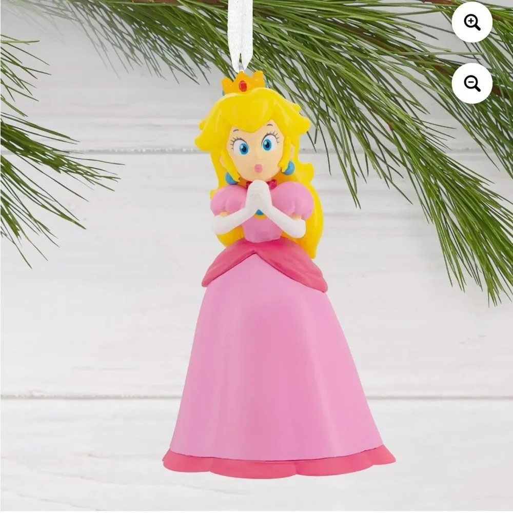 Hallmark Super Mario Princess Peach Christmas Tree Ornament NEW in Box